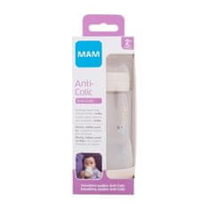 MAM Easy Start Anti-Colic 2m+ Linen steklenička za novorojenčke za materino mleko in mlečno formulo 260 ml