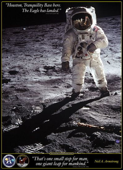 EuroGraphics EUROGRAFIJA Uganka Neil A. Armstrong: Prvi koraki na Luni 1000 kosov