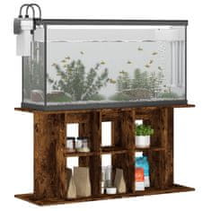 Vidaxl Stojalo za akvarij dimljeni hrast 120x40x60 cm inženirski les