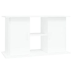Vidaxl Stojalo za akvarij belo 101x41x58 cm inženirski les