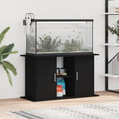 Vidaxl Stojalo za akvarij črno 101x41x58 cm inženirski les