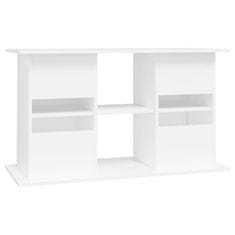 Vidaxl Stojalo za akvarij belo 101x41x58 cm inženirski les