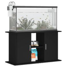 Vidaxl Stojalo za akvarij črno 101x41x58 cm inženirski les