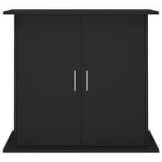 Vidaxl Stojalo za akvarij črno 81x36x73 cm inženirski les