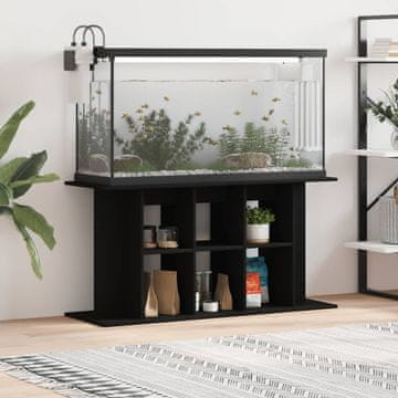 Vidaxl vidaXL Omarica za akvarij črna 120x40x60 cm