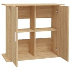 Vidaxl Stojalo za akvarij sonoma hrast 81x36x73 cm inženirski les