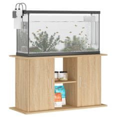 Vidaxl Stojalo za akvarij sonoma hrast 101x41x58 cm inženirski les