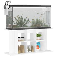 Vidaxl Stojalo za akvarij belo 120x40x60 cm inženirski les