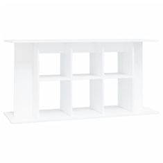 Vidaxl Stojalo za akvarij belo 120x40x60 cm inženirski les