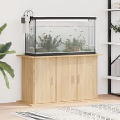 Vidaxl Stojalo za akvarij sonoma hrast 101x41x58 cm inženirski les