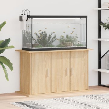 Vidaxl Stojalo za akvarij sonoma hrast 101x41x58 cm inženirski les