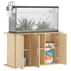 Vidaxl Stojalo za akvarij sonoma hrast 101x41x58 cm inženirski les