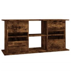 Vidaxl Stojalo za akvarij dimljeni hrast 121x41x58 cm inženirski les