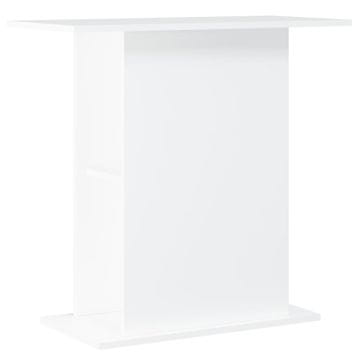 Vidaxl Stojalo za akvarij belo 75x36x72,5 cm inženirski les