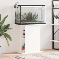 Vidaxl Stojalo za akvarij belo 36x75x72,5 cm inženirski les