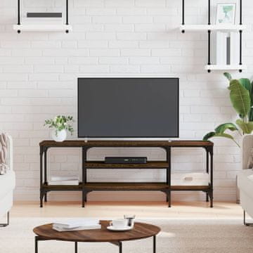 Vidaxl vidaXL TV stojalo rjav hrast 121x35x45 cm