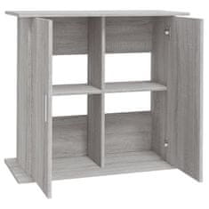Vidaxl Stojalo za akvarij siva sonoma 81x36x73 cm inženirski les