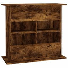 Vidaxl Stojalo za akvarij dimljeni hrast 81x36x73 cm inženirski les