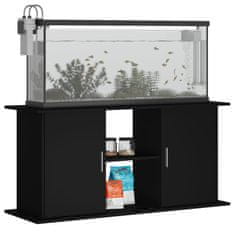 Vidaxl Stojalo za akvarij črno 121x41x58 cm inženirski les