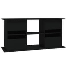 Vidaxl Stojalo za akvarij črno 121x41x58 cm inženirski les