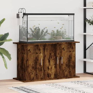 Vidaxl vidaXL Omarica za akvarij dimljen hrast 101x41x58 cm
