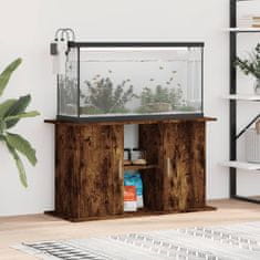 Vidaxl Stojalo za akvarij dimljeni hrast 101x41x58 cm inženirski les