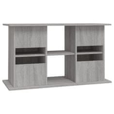 Vidaxl Stojalo za akvarij siva sonoma 101x41x58 cm inženirski les