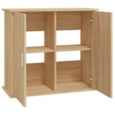 Vidaxl Stojalo za akvarij sonoma hrast 81x36x73 cm inženirski les