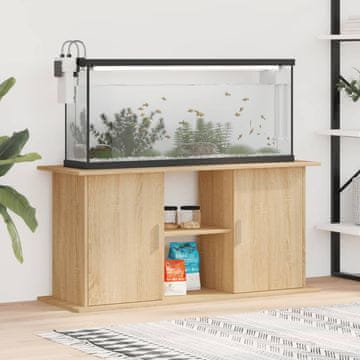Vidaxl vidaXL Omarica za akvarij, hrast sonoma, 121x41x58 cm
