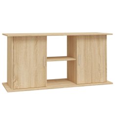 Vidaxl Stojalo za akvarij sonoma hrast 121x41x58 cm inženirski les