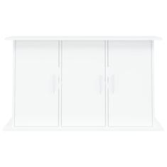 Vidaxl Stojalo za akvarij belo 101x41x58 cm inženirski les
