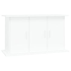 Vidaxl Stojalo za akvarij belo 101x41x58 cm inženirski les