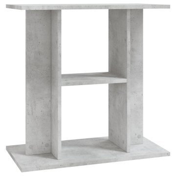 Vidaxl Stojalo za akvarij betonsko sivo 60x30x60 cm inženirski les