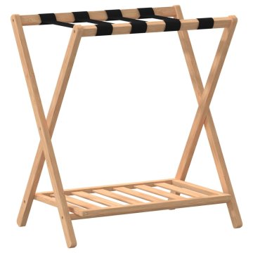 Vidaxl Stojalo za prtljago 68x38x58 cm bambus
