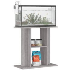 Vidaxl Stojalo za akvarij siva sonoma 60x30x60 cm inženirski les