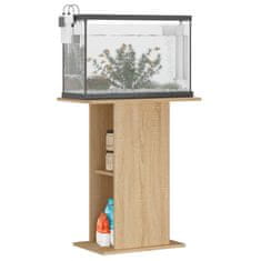 Vidaxl Stojalo za akvarij sonoma hrast 60,5x36x72,5 cm inženirski les