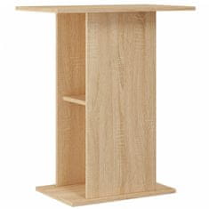 Vidaxl Stojalo za akvarij sonoma hrast 60,5x36x72,5 cm inženirski les