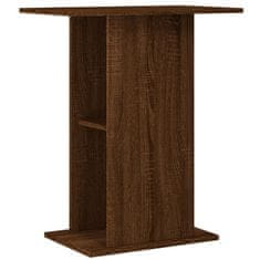 Vidaxl Stojalo za akvarij rjavi hrast 60,5x36x72,5 cm inženirski les