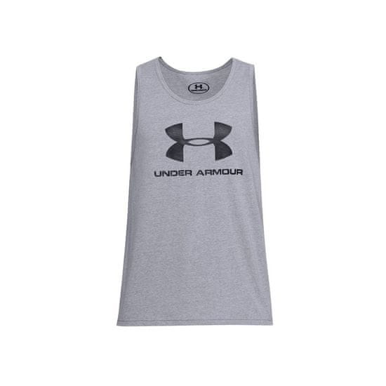 Under Armour Majice obutev za trening siva Sportstyle Logo Tank