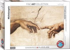 EuroGraphics EUROGRAFIJA Sestavljanka Stvarjenje Adama (podrobna slika) 1000 kosov
