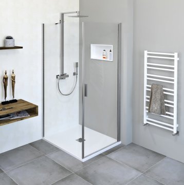 POLYSAN Profesionalni Brezokvirni Pravokotni Sprchni Kout ZOOM 700x800mm z Dvižnim Mehanizmom