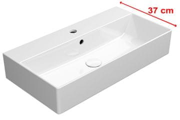 Gsi KUBE X ExtraGlaze Keramično Umyvadlo 70x37cm - Bela