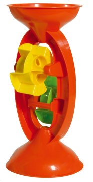 Androni Mlinček za pesek in vodo - višina 28 cm, rdeč