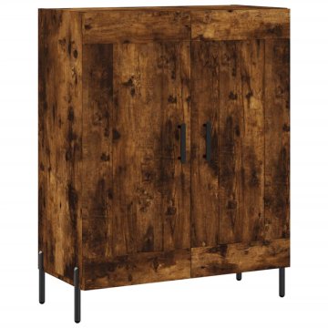 Vidaxl Komoda dimljeni hrast 69,5x34x90 cm inženirski les