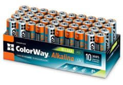 ColorWay Alkalne baterije AAA/ 1,5 V/ 40 kosov v pakiranju