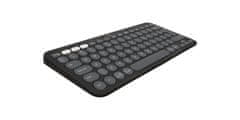 Logitech Pebble Keys 2 K380s tipkovnica, SLO gravura, grafitna (920-011851)