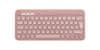 Logitech Pebble Keys 2 K380s tipkovnica, SLO gravura, roza (920-011853)