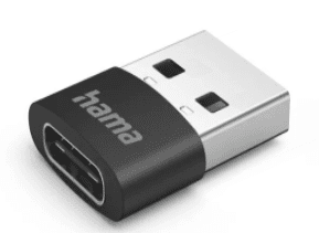 Hama adapter, USB-A vtič - USB-C vtičnica, 480 Mbit/s, 3 kosi (00201532)