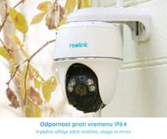 Reolink Argus PT ULTRA IP kamera, 4K UHD, WiFi, nočno snemanje