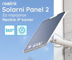 Reolink SOLARNI PANEL 2, 6 W, za kamere serije Argus/Go/Duo/TrackMix